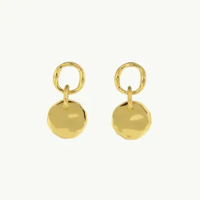 GRANADA DISC EARRINGS GOLD