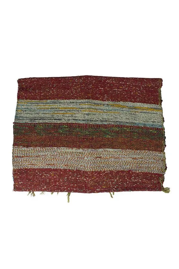 Handwoven Recycled Sari Runner Yoga Mat