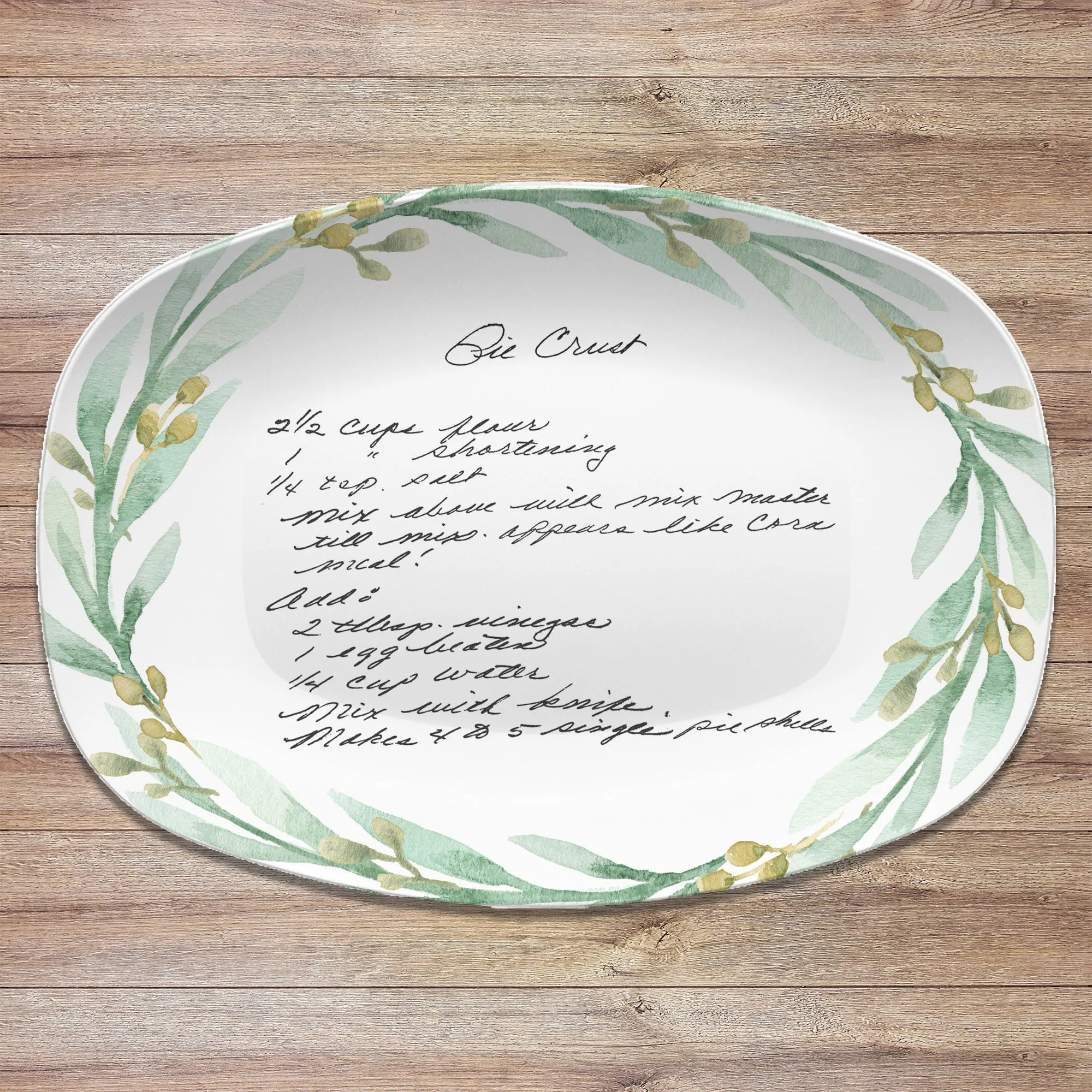 Handwriting Recipe Plate Reorder – Duplicate Purchase for Existing Customers