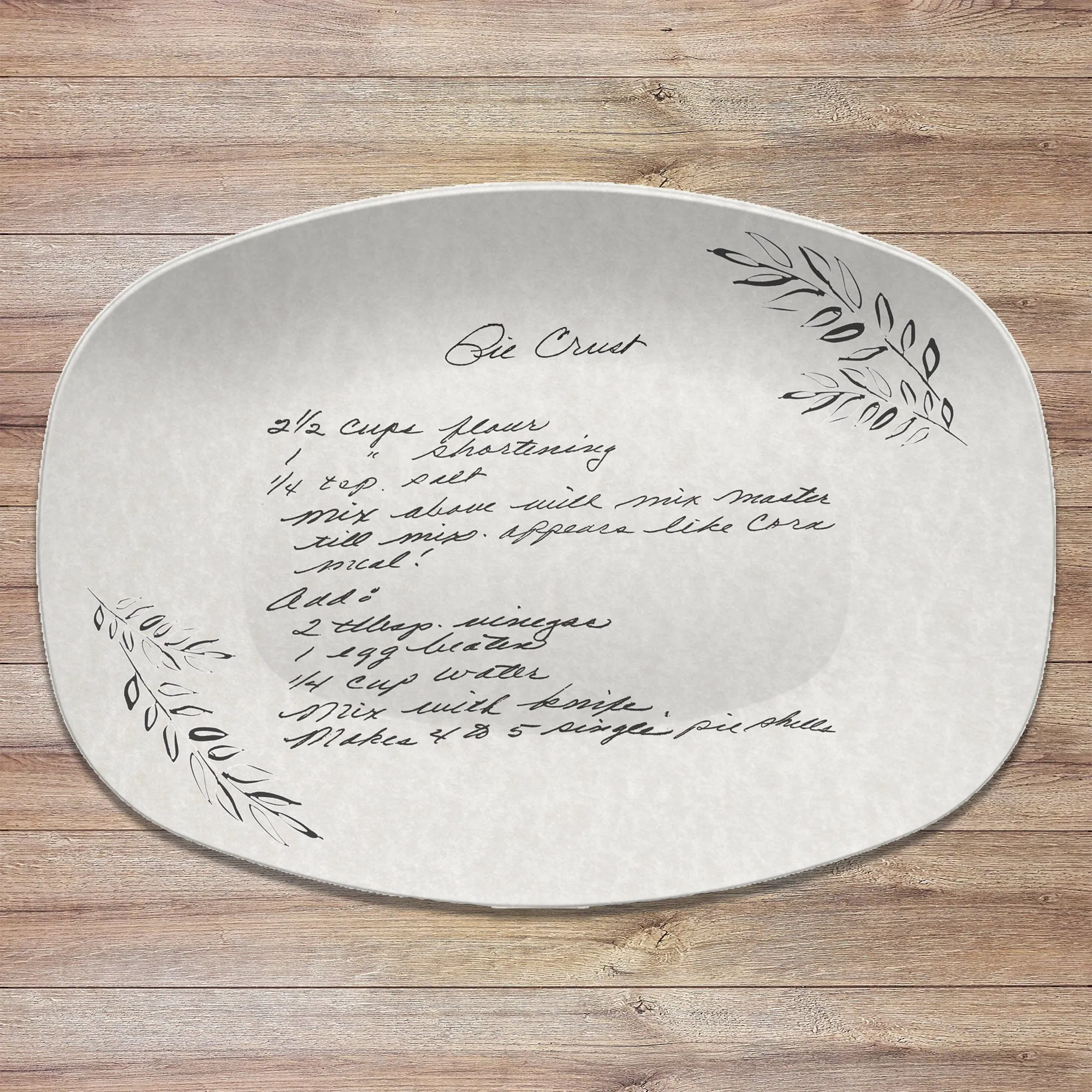 Handwriting Recipe Plate Reorder – Duplicate Purchase for Existing Customers