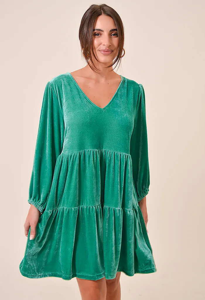 Holly Dress-Emerald