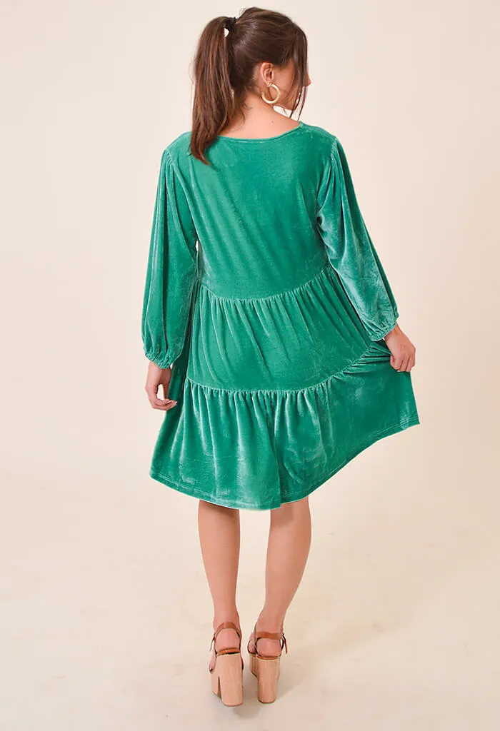 Holly Dress-Emerald