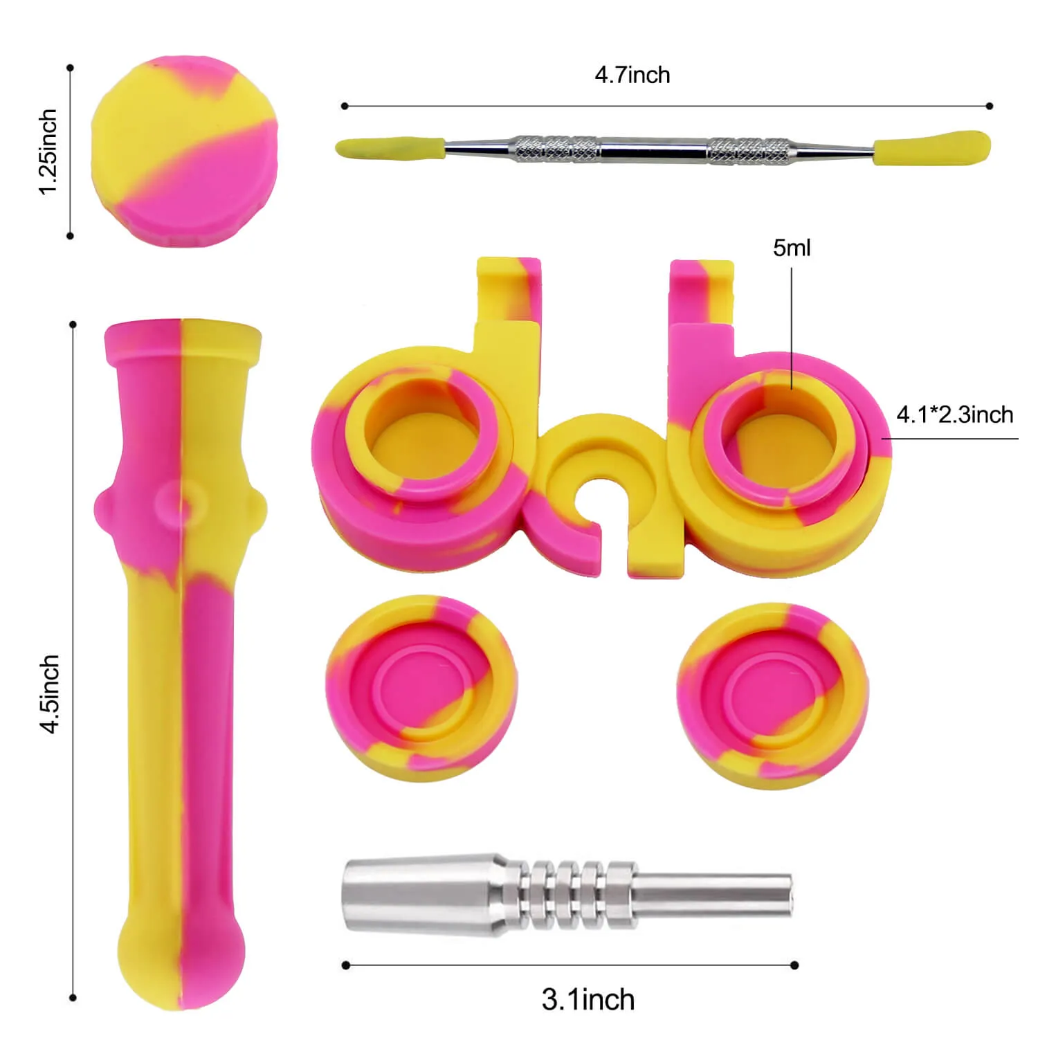 Honey Straw Kit With Dab Mat