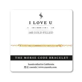 I LOVE U - MORSE CODE BRACELET