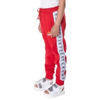 Kids Kappa 222 Banda Galanz Sweatpants (Red) 311G2BW