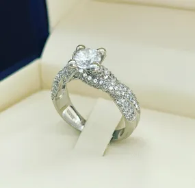 Knotted engagement ring ZER052