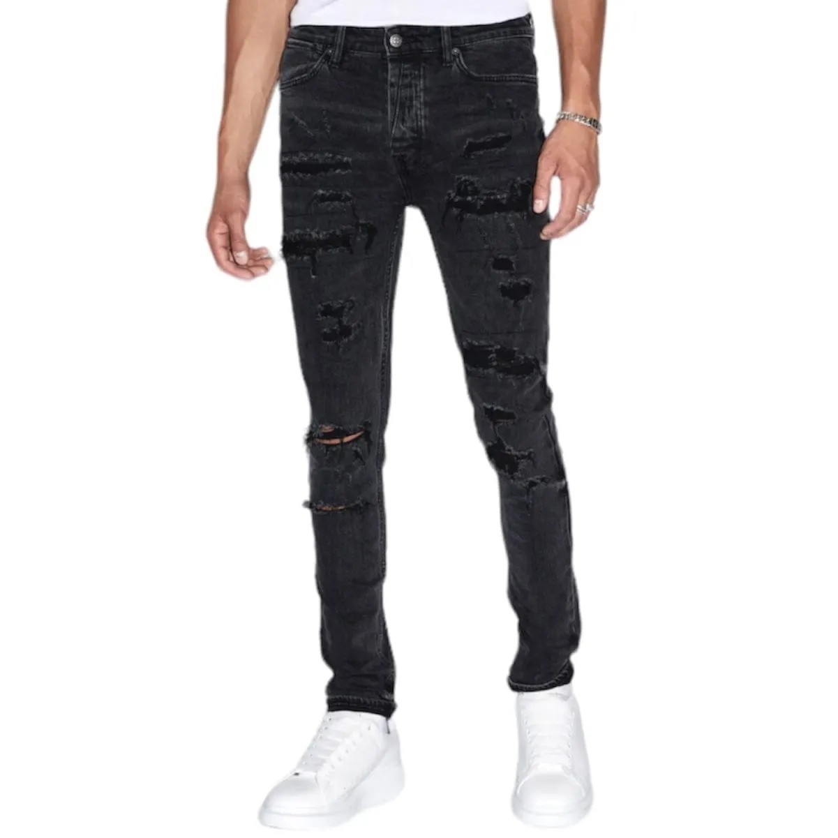 Ksubi Van Winkle Black Dynamite Trash Denim (Black) 5000005761