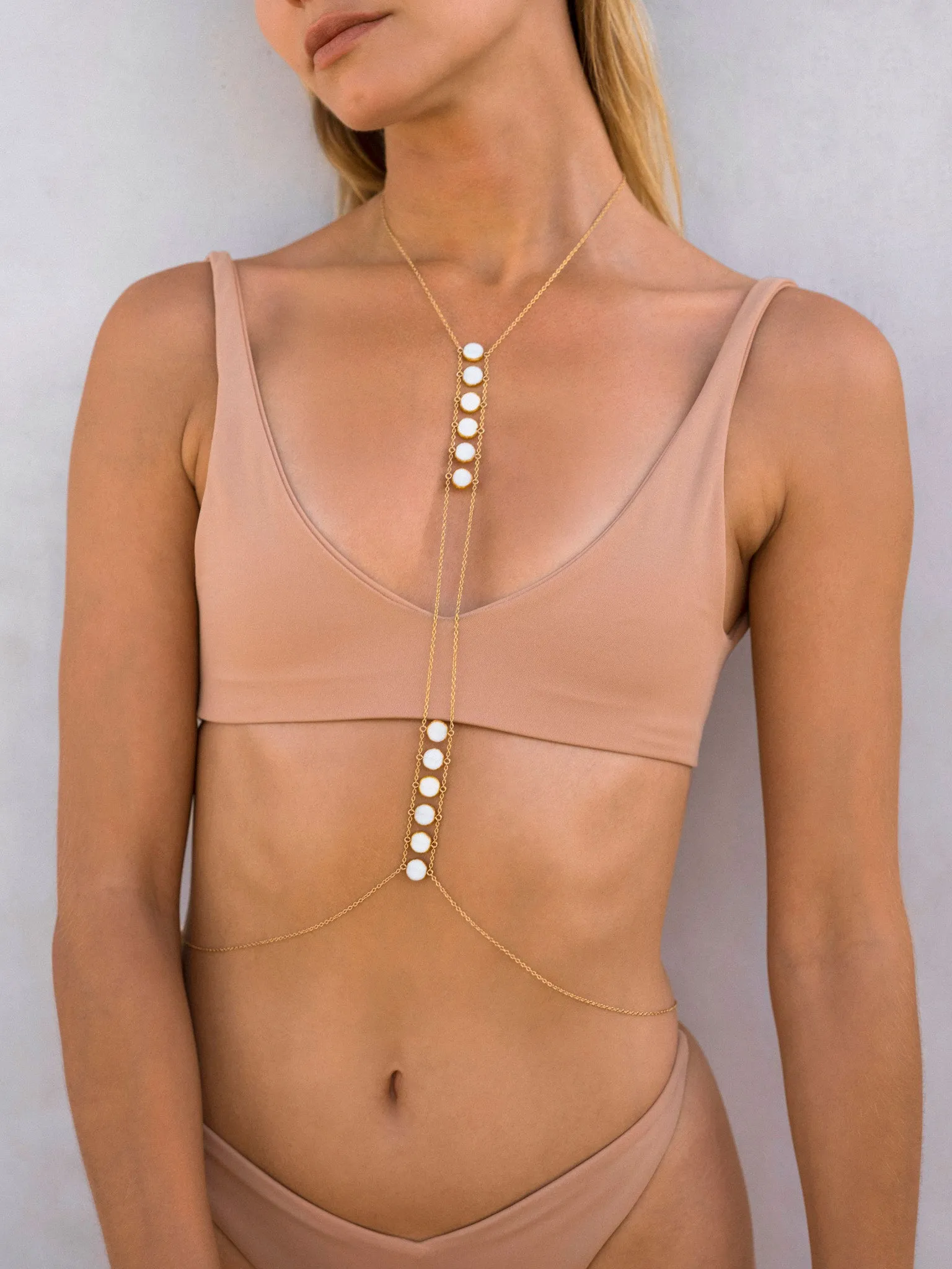 Ladders to Bliss Circle Stone Body Chain