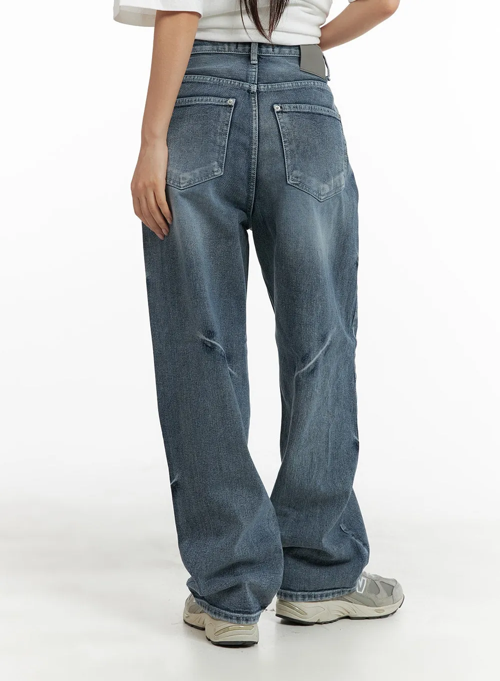 Light Washed Baggy Jeans CM418