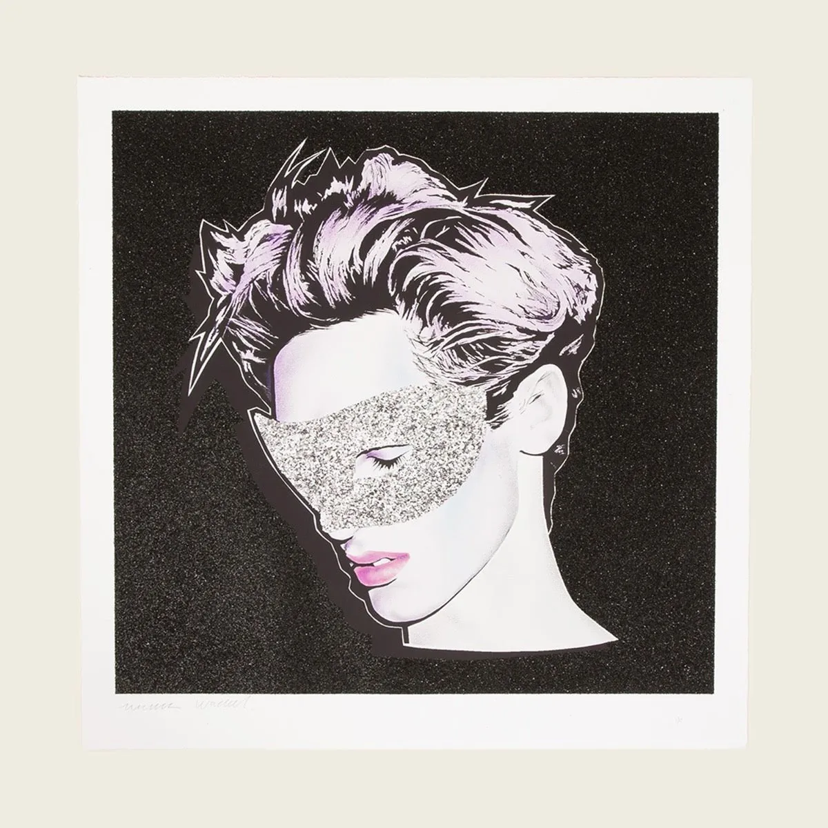 Mark Wardel Diamond Dust Print - Mask