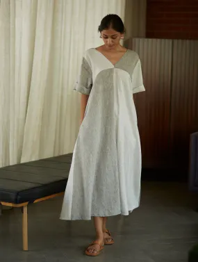 Masa Timeless Linen Dress - Off-White