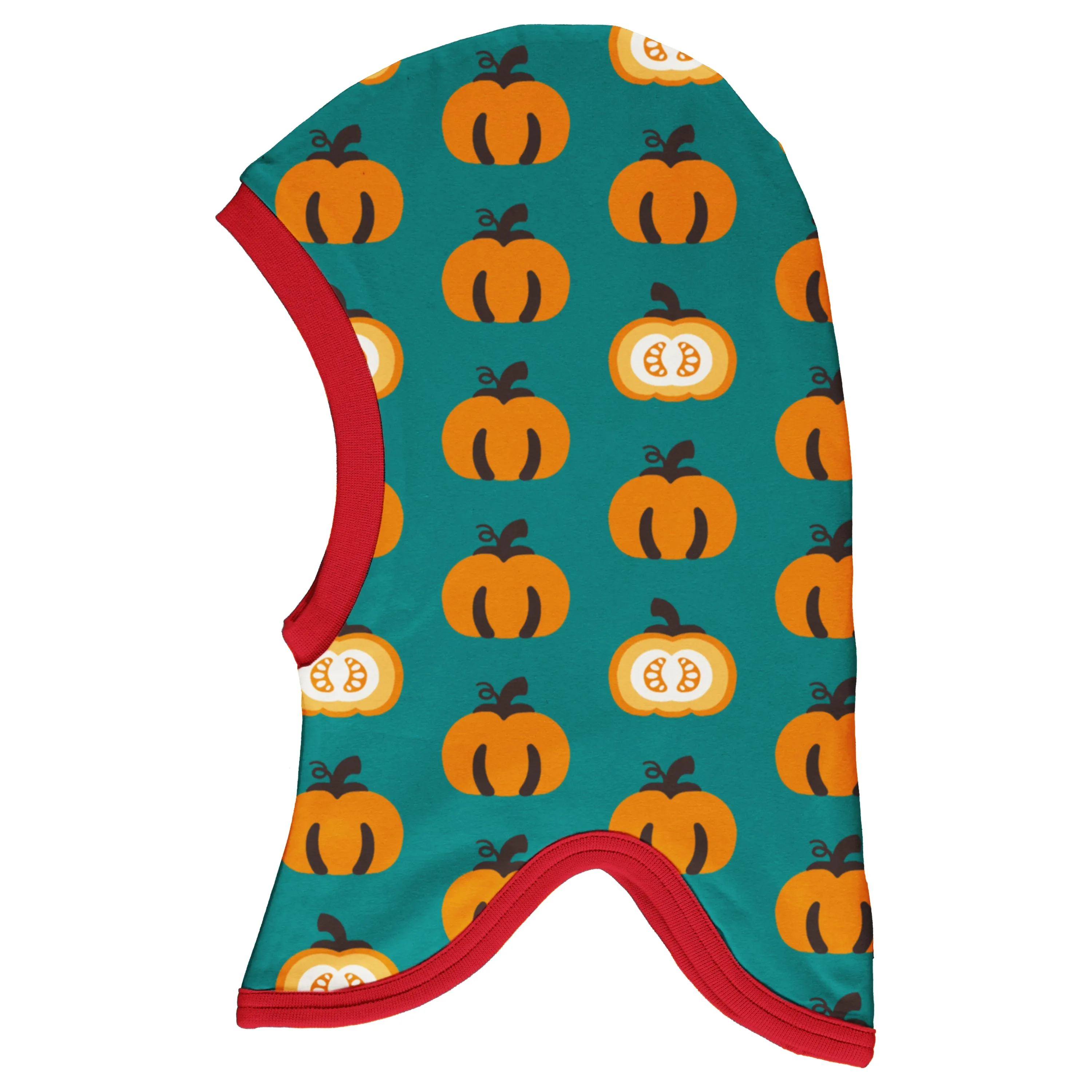 Maxomorra Garden Pumpkin Velour Balaclava