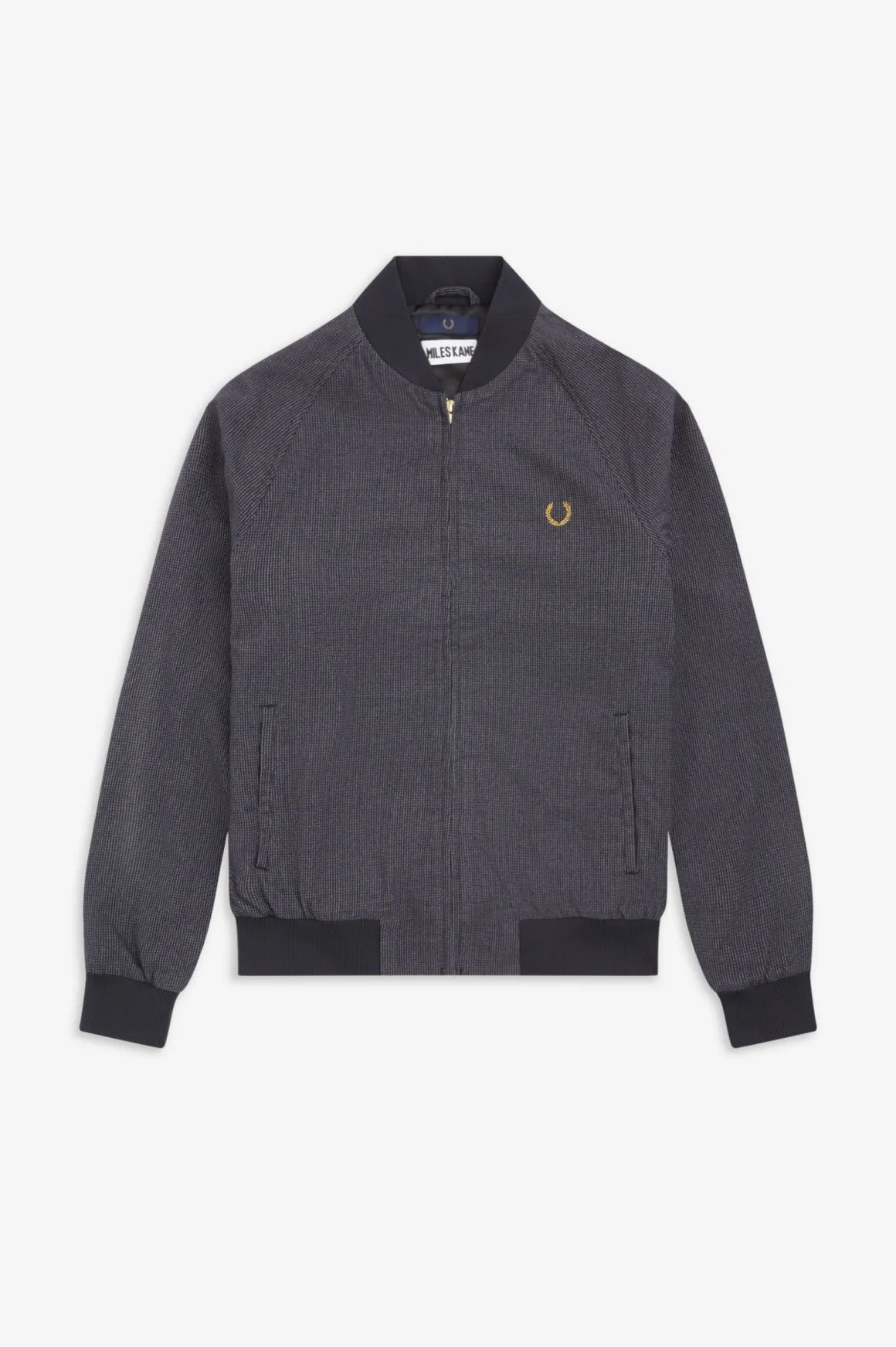 Miles Kane Gunmetal Bomber Jacket