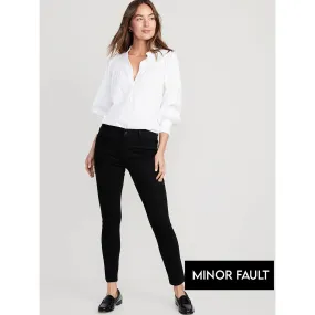 (Minor Fault) Black Mid Rise Skinny Jeans