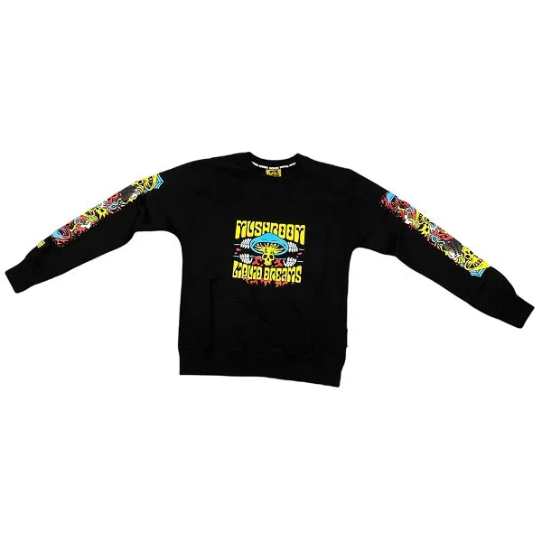 Mushroom Men's crewneck sweatshirt 29000-01 black