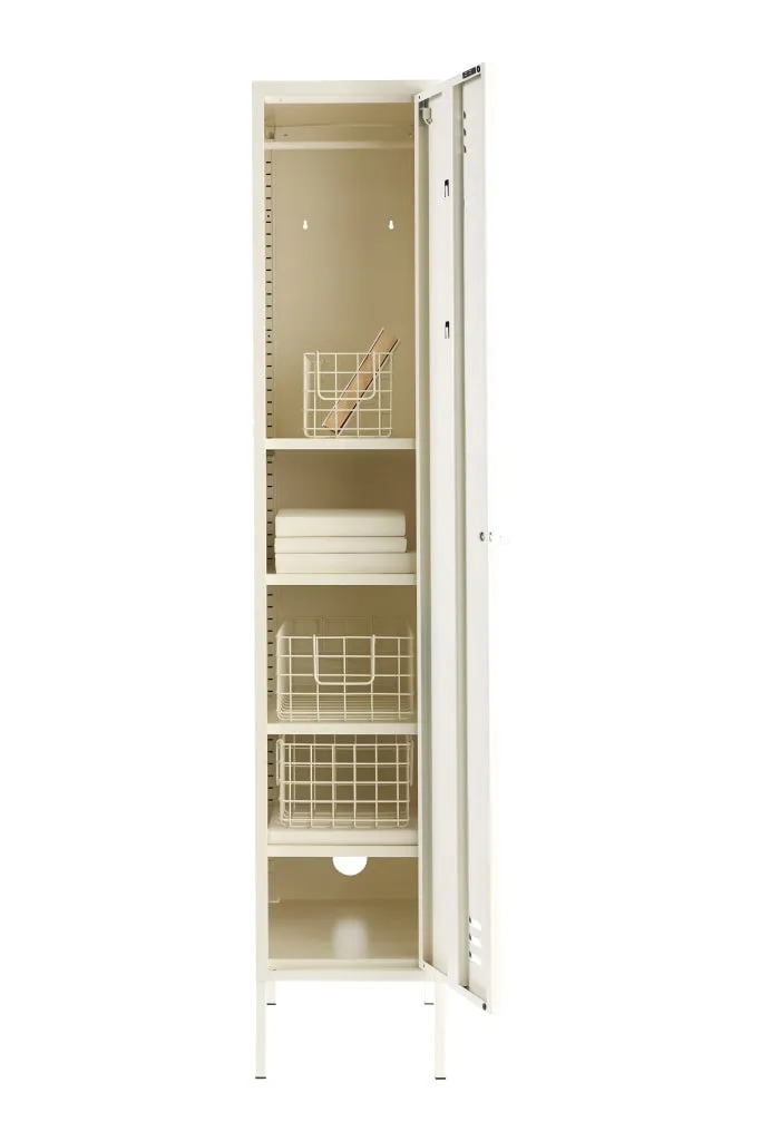 Mustard Made - The Skinny Locker In White