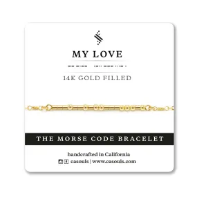 MY LOVE - MORSE CODE BRACELET