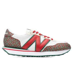 New Balance x Casablanca 237 - White/Jacquard