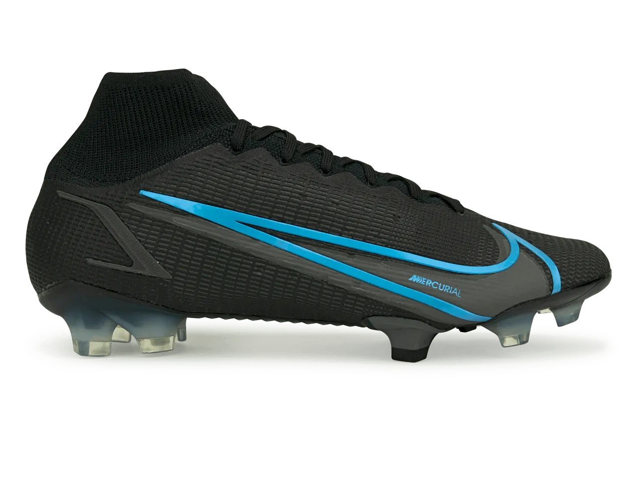 Nike Men's Mercurial Superfly 8 Elite FG Black/Blue