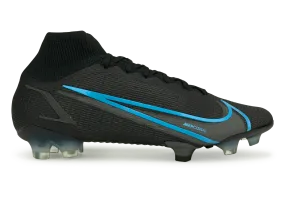 Nike Men's Mercurial Superfly 8 Elite FG Black/Blue