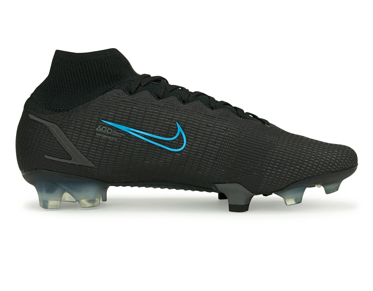 Nike Men's Mercurial Superfly 8 Elite FG Black/Blue