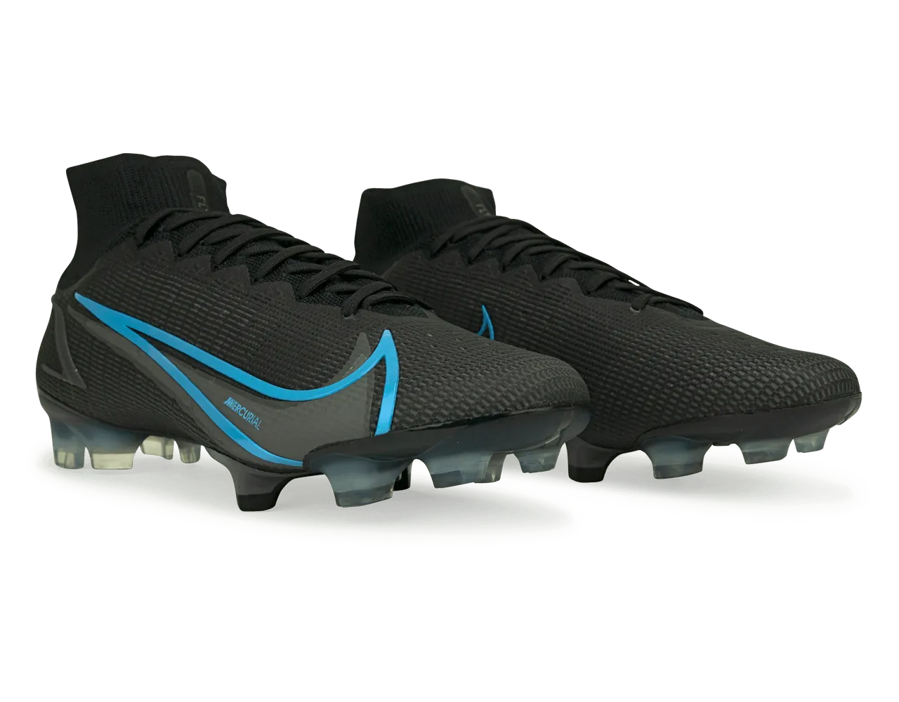 Nike Men's Mercurial Superfly 8 Elite FG Black/Blue