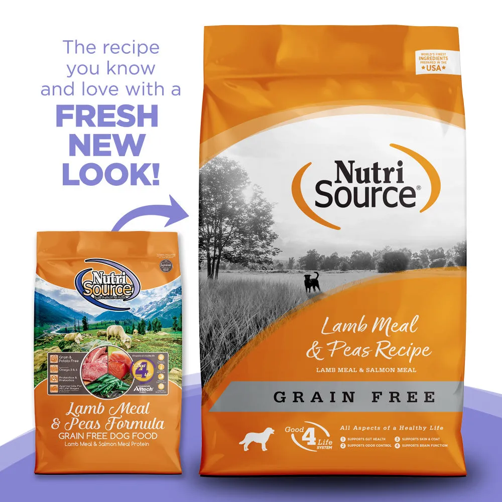 NutriSource Lamb Meal & Peas Formula Grain Free Dry Dog Food