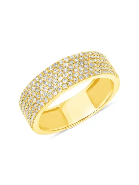 Pave Diamond Band 14K