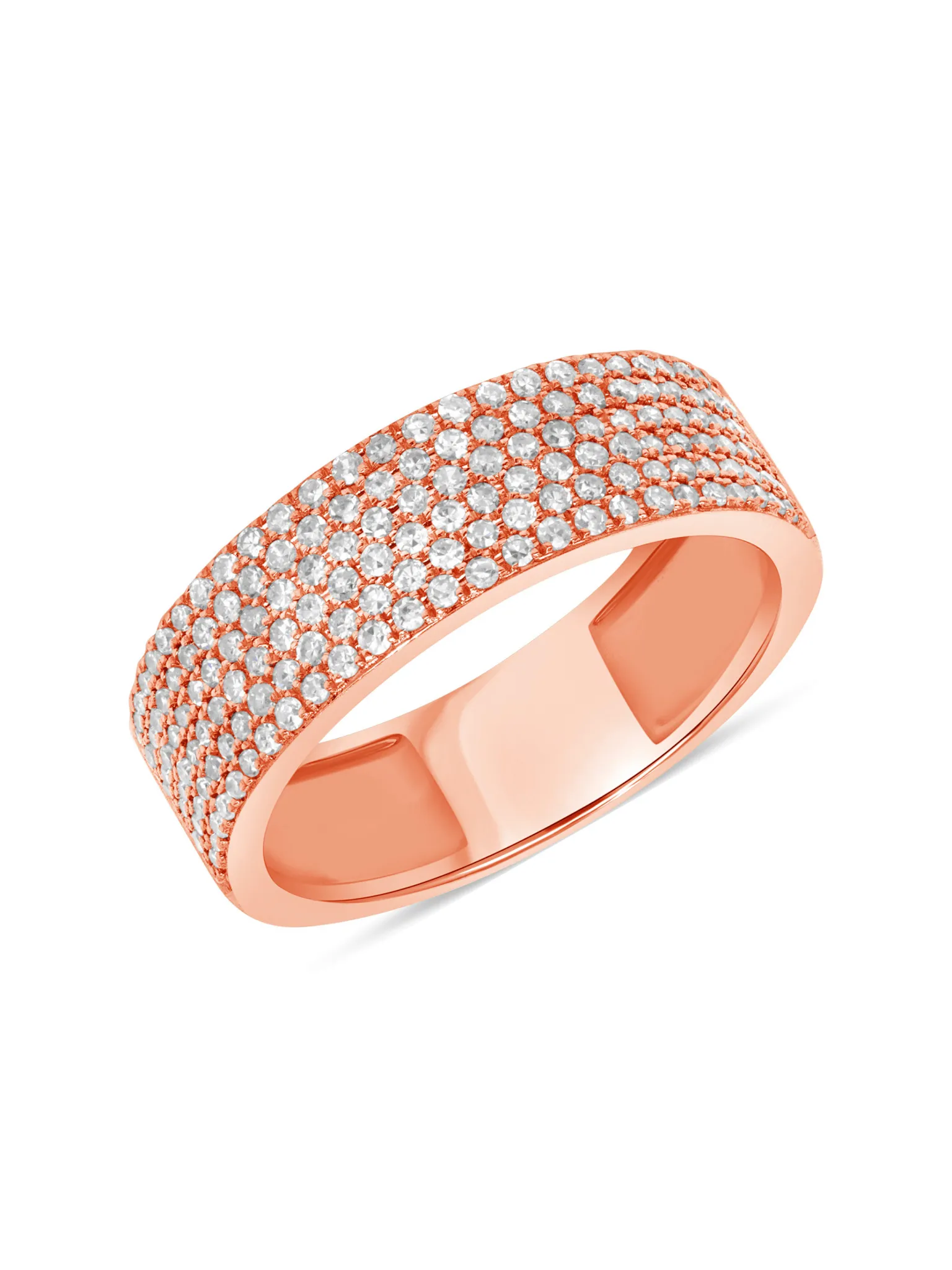 Pave Diamond Band 14K