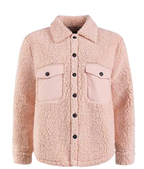 Pelle P - W Sherpa Overshirt Light Pink