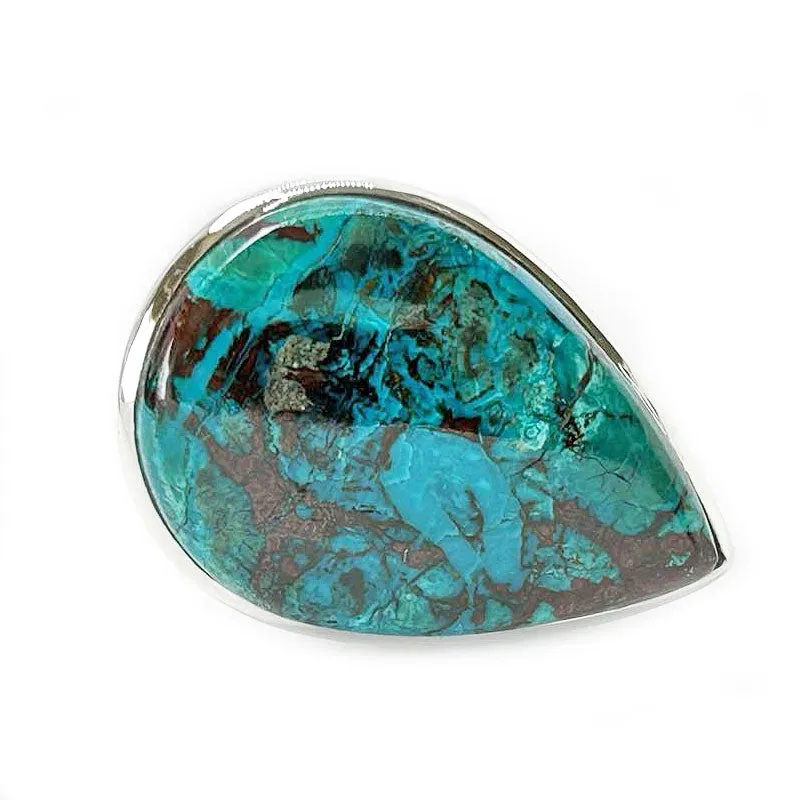 Percy Shattuckite Teardrop Ring L