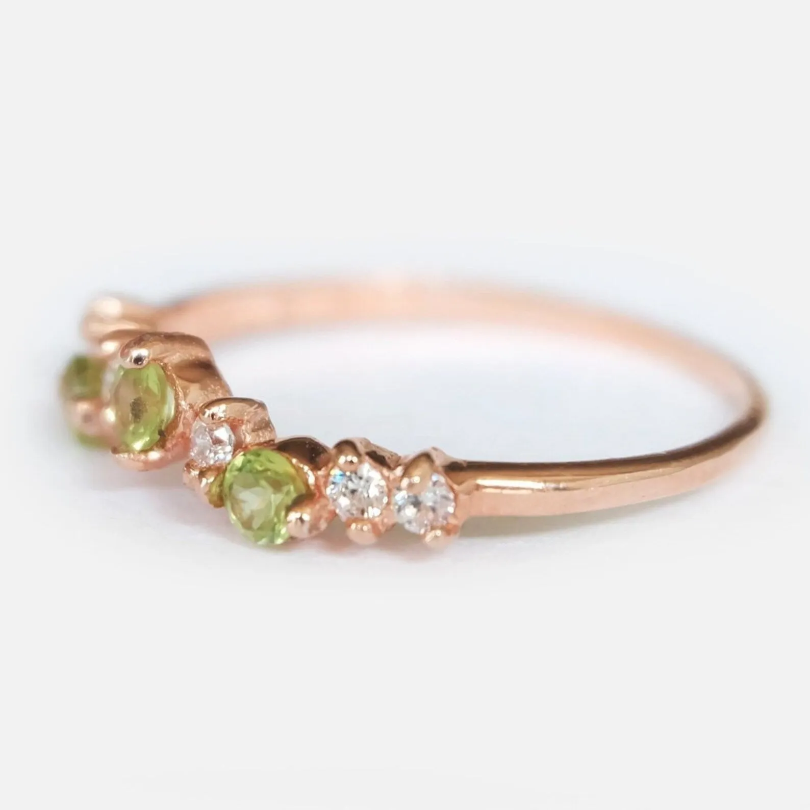 Peridot Cluster Ring Taliyah