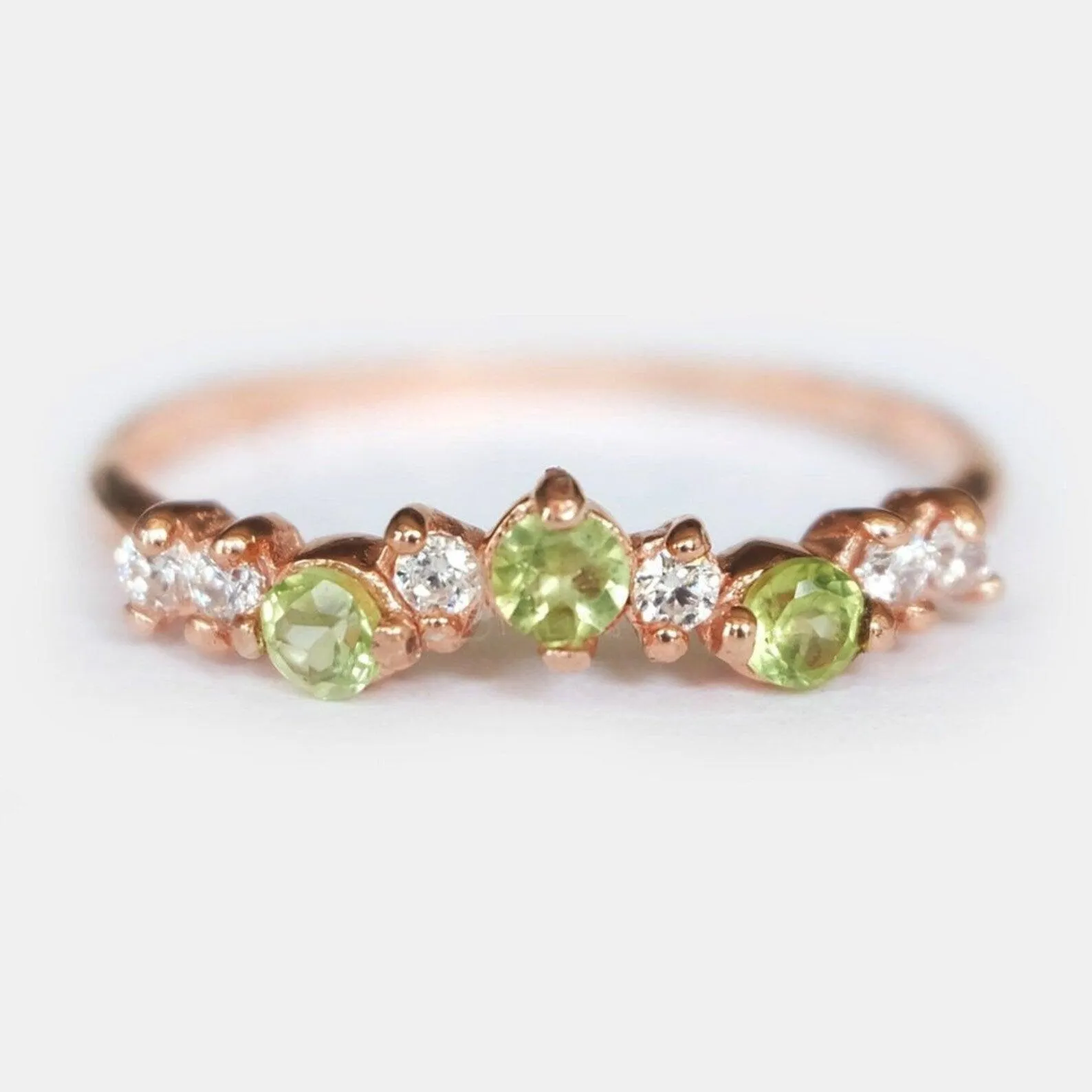 Peridot Cluster Ring Taliyah