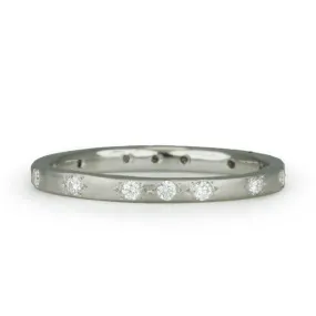 Platinum and Diamond Thinnest Band