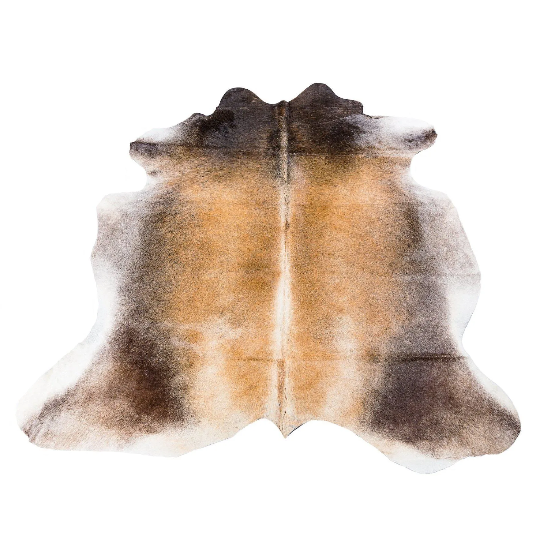 Rancho Light - Light Brown & Gold Coloured Large Premium Cowhide Rug