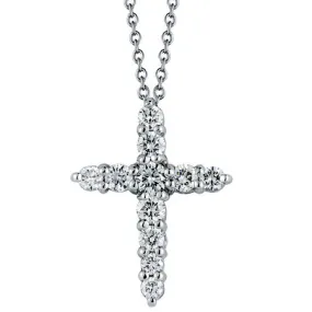 Roberto Coin TINY TREASURES DIAMOND CROSS NECKLACE Pendant