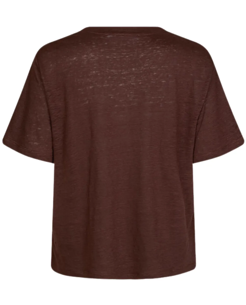 Sakayla T Shirt Brown Stone