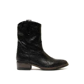 Santa Rosa Brand x Snake Oil Provisions Heartbreaker Boot Black Snake