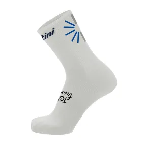 Santini Tour De France Trionfo Socks 2023 - White