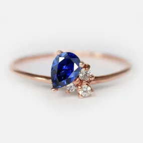 Sapphire Diamond Ring Tess