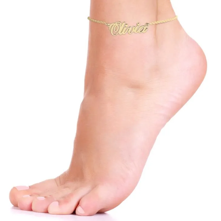 Script Name Ankle Bracelet Anklet