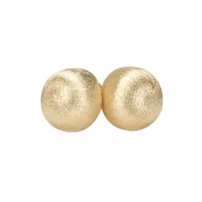 Sheila Fajl Lilou Ball Stud Earrings in Brush Champagne