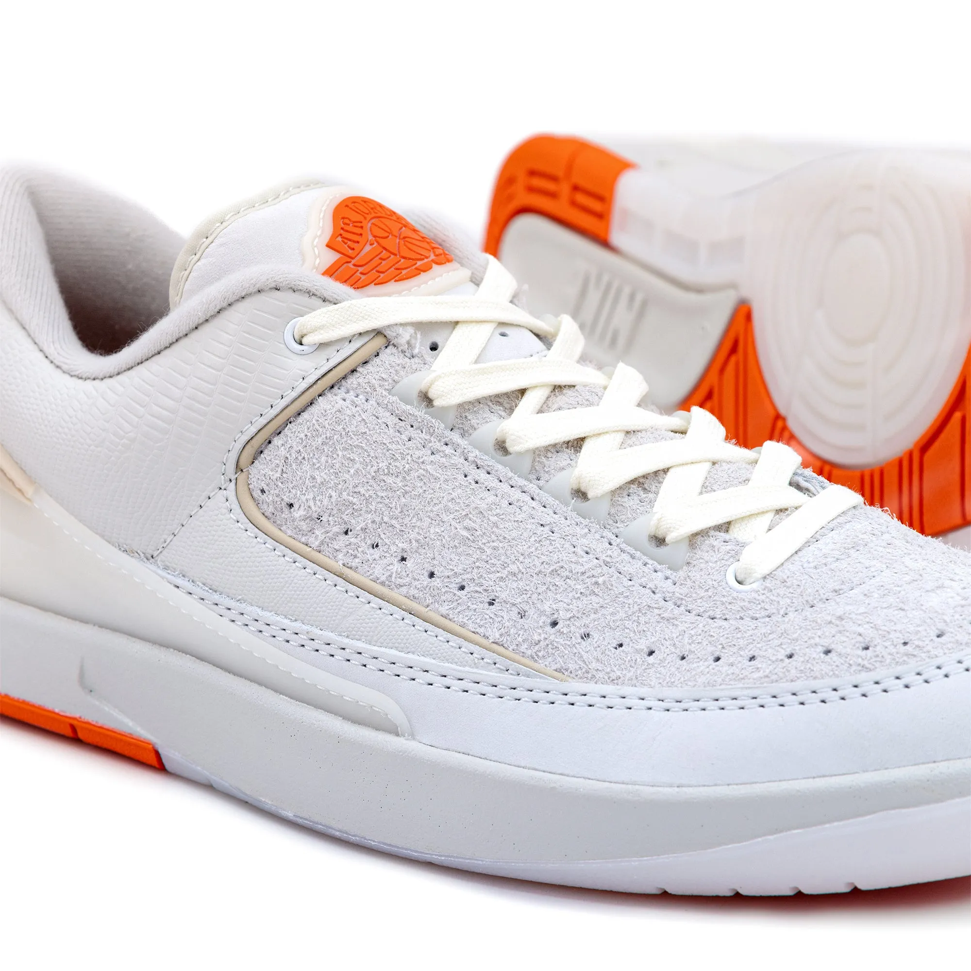 Shelflife x Nike Air Jordan 2 Retro Low SP White/Light Bone/Mandarin DV7128-110