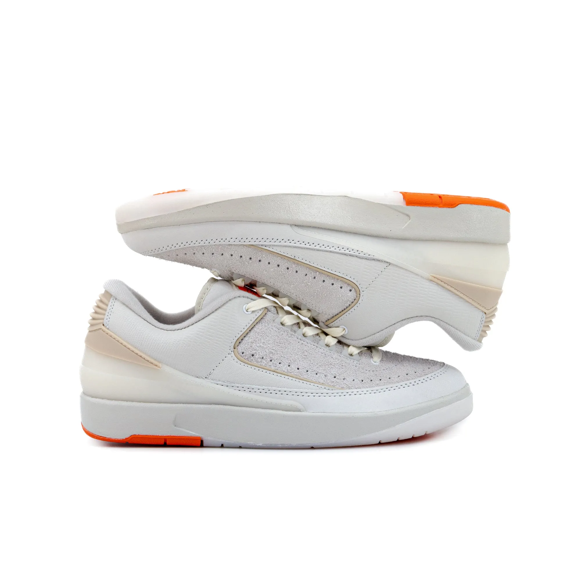 Shelflife x Nike Air Jordan 2 Retro Low SP White/Light Bone/Mandarin DV7128-110