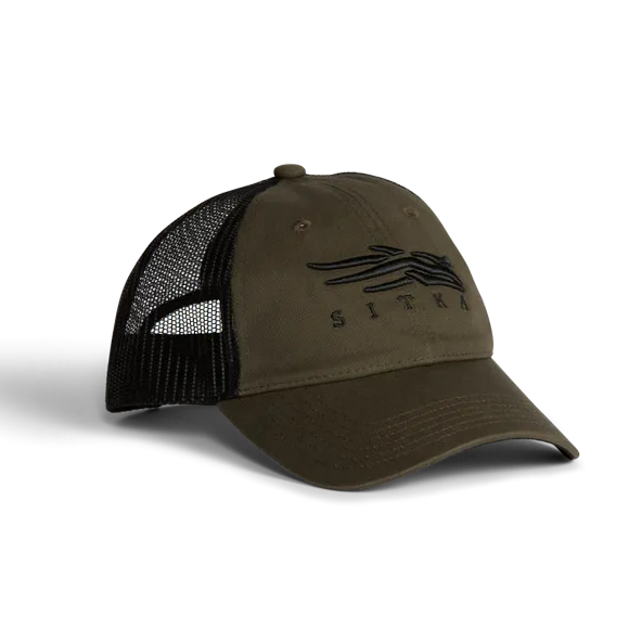 'Sitka' Icon Low Pro Trucker Cap - Bark