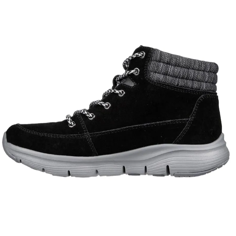 Skechers women's water-repellent boot Arch Fit Smooth Comfy Chill 167373/BLK black