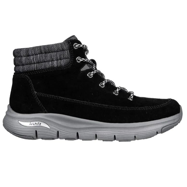 Skechers women's water-repellent boot Arch Fit Smooth Comfy Chill 167373/BLK black