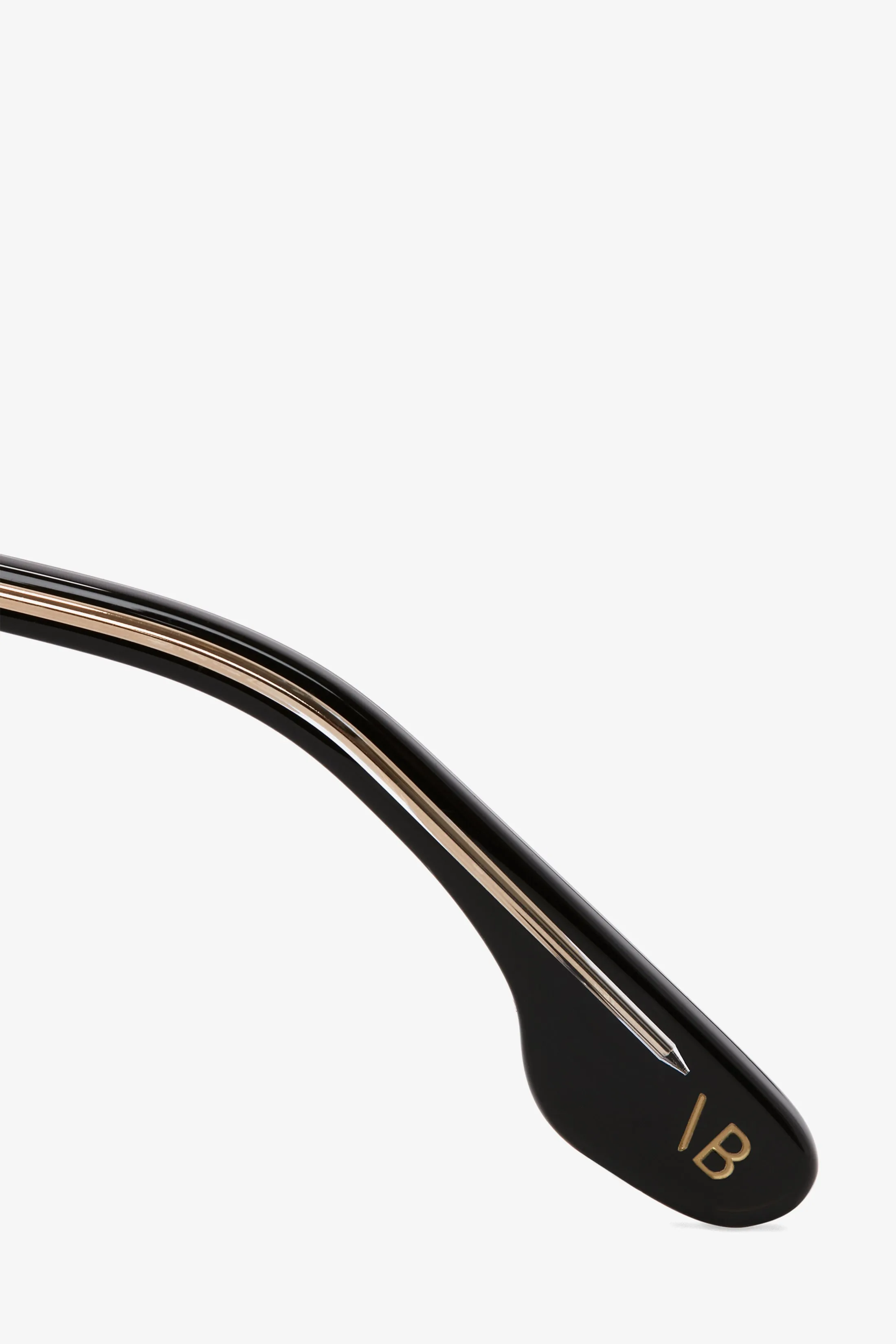 Soft Square Frame Sunglasses In Black-Gold