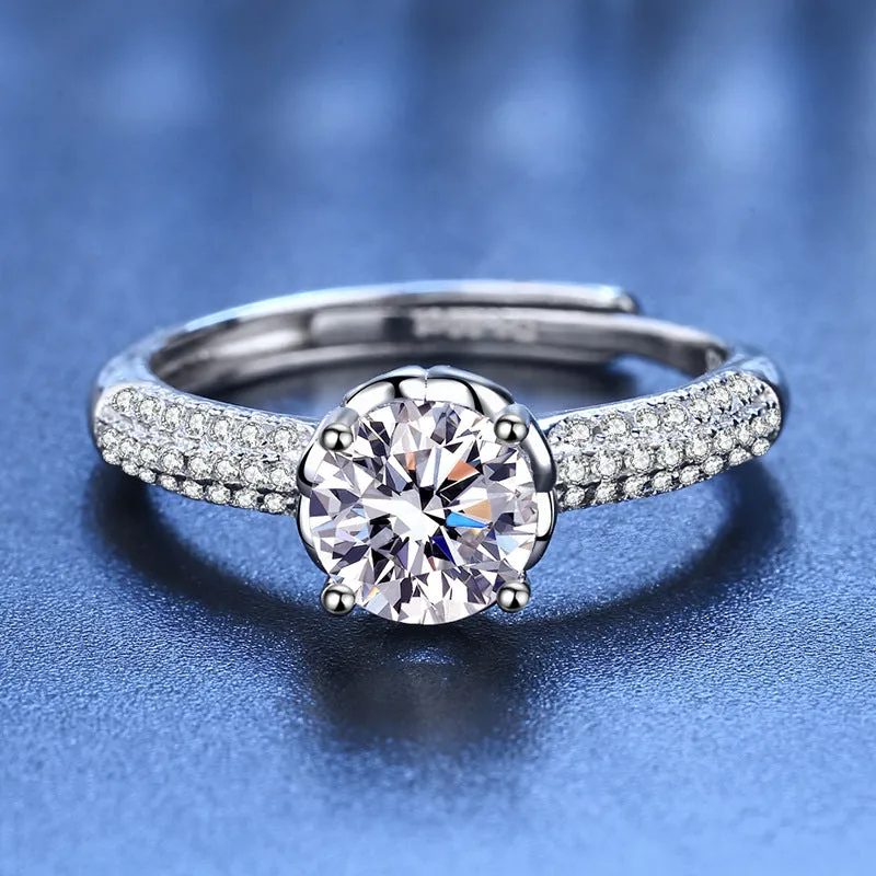 Starlight Queen Moissanite Ring