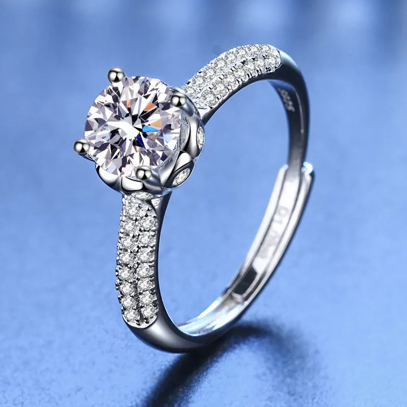 Starlight Queen Moissanite Ring